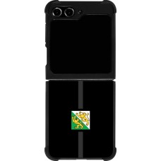 Coque Samsung Galaxy Z Flip5 - Silicone rigide noir Canton TG noir