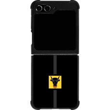 Coque Samsung Galaxy Z Flip5 - Silicone rigide noir Canton UR noir