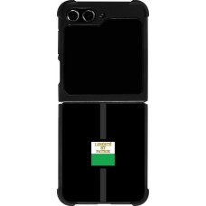 Coque Samsung Galaxy Z Flip5 - Silicone rigide noir Canton VD noir