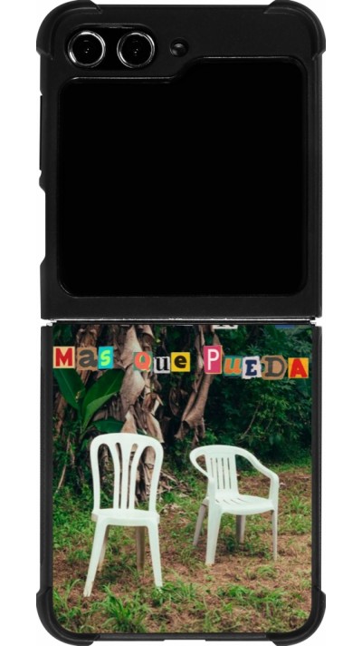 Samsung Galaxy Z Flip5 Case Hülle - Silikon schwarz Chairs DTMF