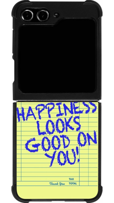 Coque Samsung Galaxy Z Flip5 - Silicone rigide noir Guest check 2026