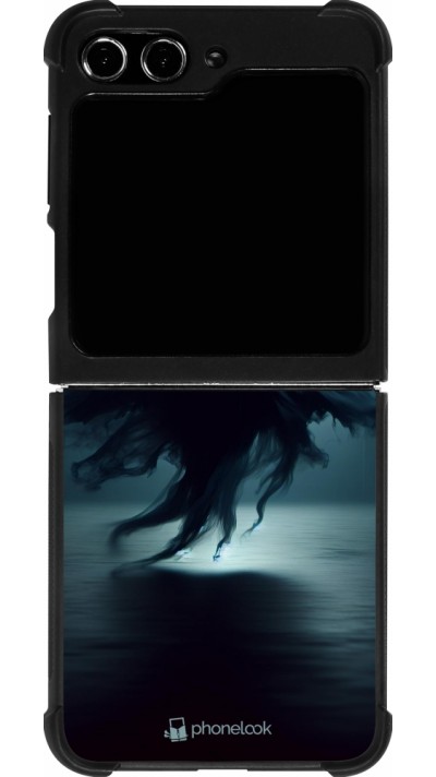 Coque Samsung Galaxy Z Flip5 - Silicone rigide noir Halloween 2024 Spectral Shadow