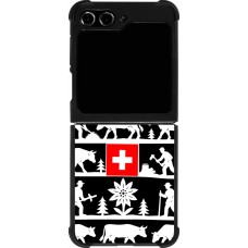 Samsung Galaxy Z Flip5 Case Hülle - Silikon schwarz Poya Schweiz 1 schwarz