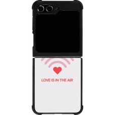 Samsung Galaxy Z Flip5 Case Hülle - Silikon schwarz Saint Valentines Day 26 Love is in the air