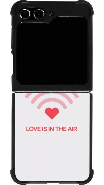 Samsung Galaxy Z Flip5 Case Hülle - Silikon schwarz Saint Valentines Day 26 Love is in the air
