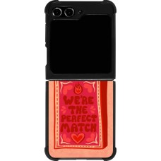 Samsung Galaxy Z Flip5 Case Hülle - Silikon schwarz Saint Valentines Day 26 Perfect Match