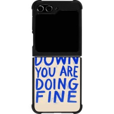 Samsung Galaxy Z Flip5 Case Hülle - Silikon schwarz Slow down 2026