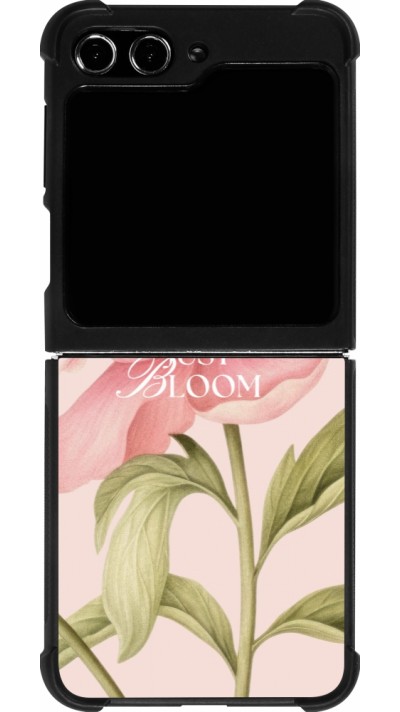 Samsung Galaxy Z Flip5 Case Hülle - Silikon schwarz Just Bloom Spring 2026