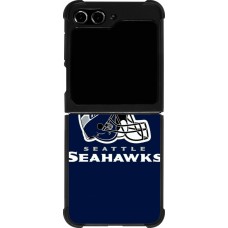 Coque Samsung Galaxy Z Flip5 - Silicone rigide noir Super Bowl 26 Seattle 3