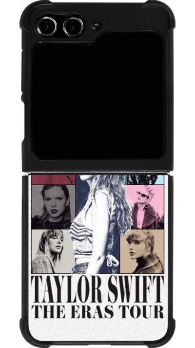 Coque Samsung Galaxy Z Flip5 - Silicone rigide noir Taylor Swift The Eras Tour