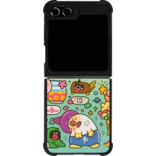 Coque Samsung Galaxy Z Flip5 - Silicone rigide noir Thats beacause of