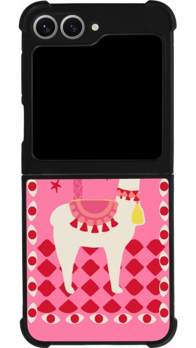 Coque Samsung Galaxy Z Flip6 - Silicone rigide noir Alpaca 2026
