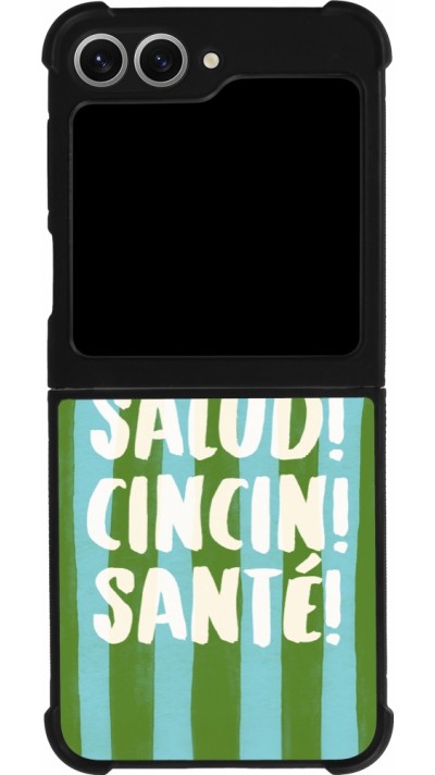 Coque Samsung Galaxy Z Flip6 - Silicone rigide noir Cheers 2026