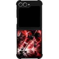 Coque Samsung Galaxy Z Flip6 - Silicone rigide noir Hockey World Championship Player