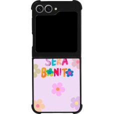 Coque Samsung Galaxy Z Flip6 - Silicone rigide noir Karol G Manana sera bonito
