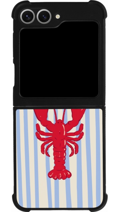 Coque Samsung Galaxy Z Flip6 - Silicone rigide noir Red lobster 2026