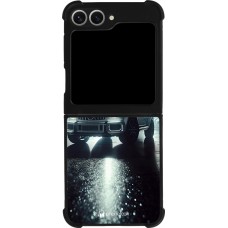 Coque Samsung Galaxy Z Flip6 - Silicone rigide noir Mercedes G AMG Night