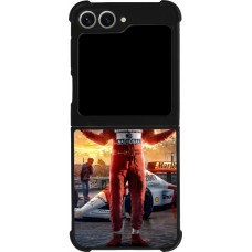 Coque Samsung Galaxy Z Flip6 - Silicone rigide noir Senna The King of Rain