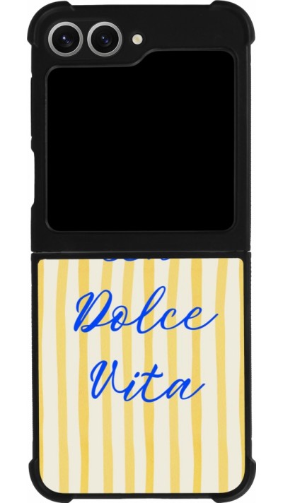 Coque Samsung Galaxy Z Flip6 - Silicone rigide noir The good life 2026