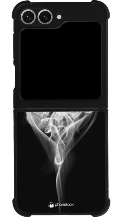 Samsung Galaxy Z Flip6 Case Hülle - Silikon schwarz Valentine 2022 Black Smoke