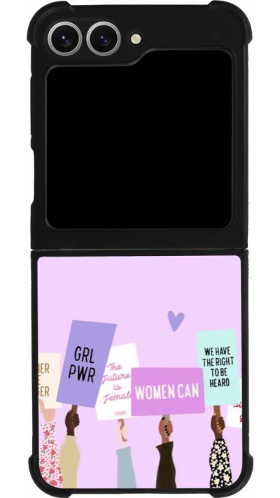 Coque Samsung Galaxy Z Flip6 - Silicone rigide noir Womens day 2026 9