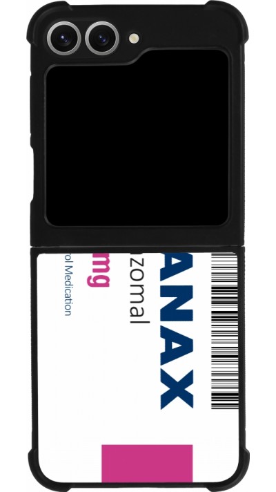 Coque Samsung Galaxy Z Flip6 - Silicone rigide noir Xanax Alprazolam 2025