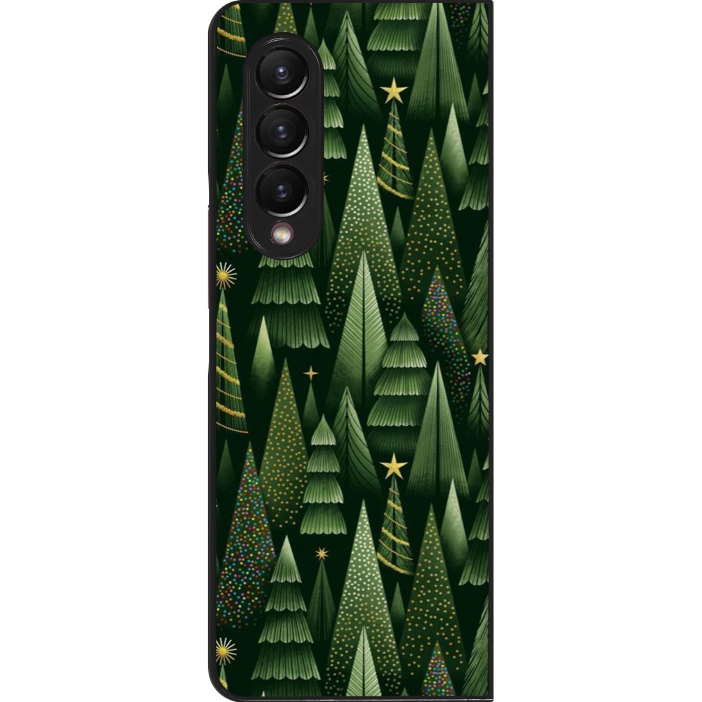 Coque Samsung Galaxy Z Fold3 5G - Christmas 25 Pattern Xmas Tree