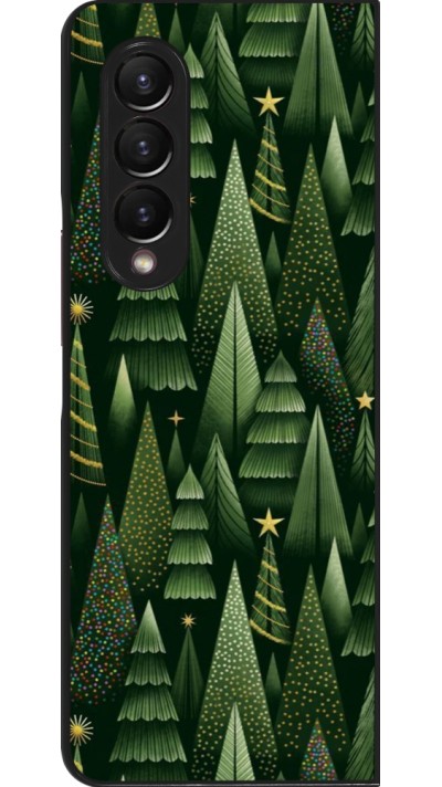 Coque Samsung Galaxy Z Fold3 5G - Christmas 25 Pattern Xmas Tree