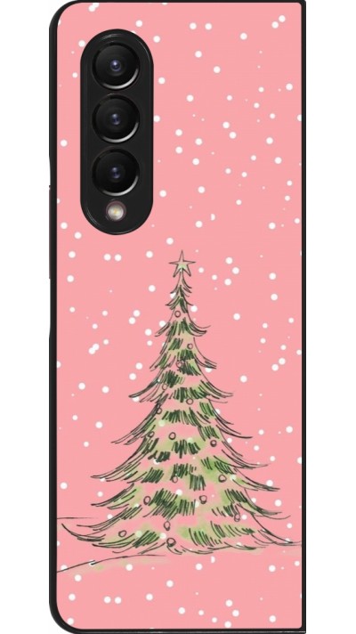Coque Samsung Galaxy Z Fold3 5G - Christmas 25 Pink Tree