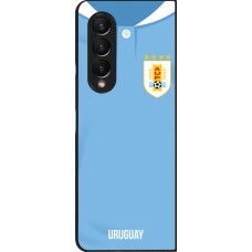 Samsung Galaxy Z Fold3 5G Case Hülle - Uruguay 2022 personalisierbares Fussballtrikot