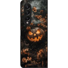 Coque Samsung Galaxy Z Fold3 5G - Halloween 2025 Pumpkin with flowers