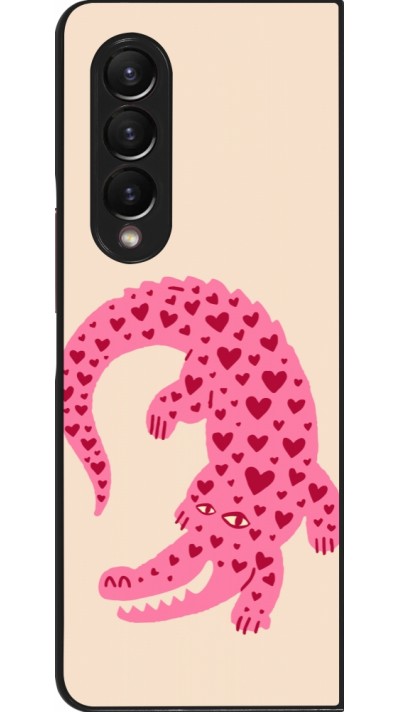 Coque Samsung Galaxy Z Fold3 5G - Pink crocodile 2026
