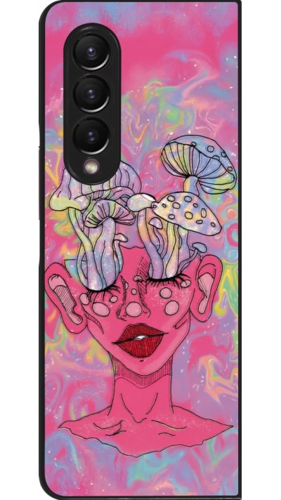 Samsung Galaxy Z Fold3 5G Case Hülle - Psychedelic pink mushroom