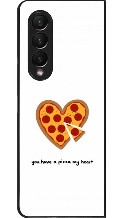 Coque Samsung Galaxy Z Fold3 5G - Saint Valentines Day 26 You have my pizza heart