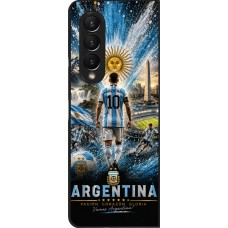 Coque Samsung Galaxy Z Fold3 5G - Football Argentine splash 2026