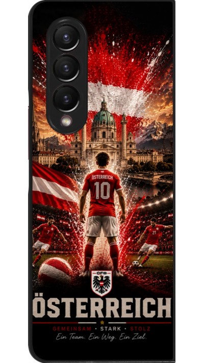 Coque Samsung Galaxy Z Fold3 5G - Football Autriche splash 2026