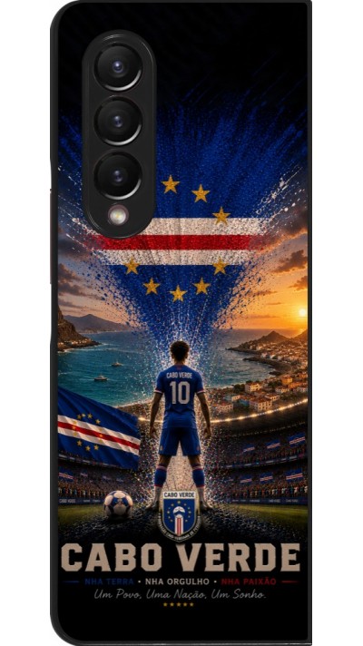 Coque Samsung Galaxy Z Fold3 5G - Football Cap-Vert splash 2026