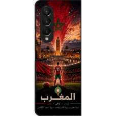 Coque Samsung Galaxy Z Fold3 5G - Football Maroc splash 2026