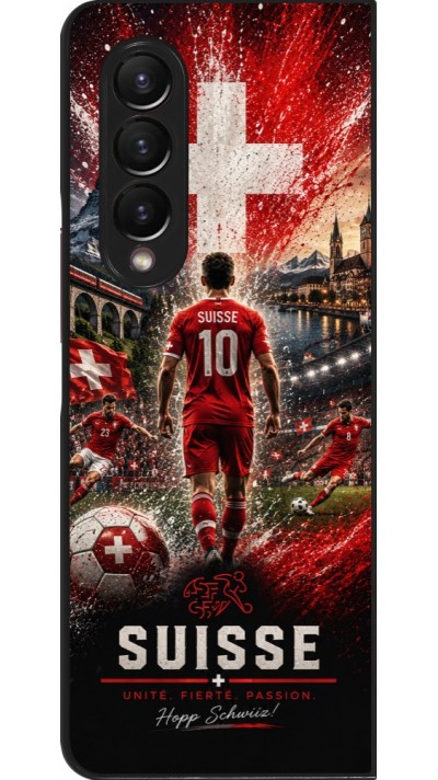 Coque Samsung Galaxy Z Fold3 5G - Football Suisse splash 2026