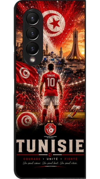 Coque Samsung Galaxy Z Fold3 5G - Football Tunisie splash 2026