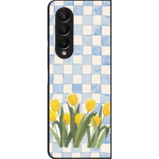 Coque Samsung Galaxy Z Fold3 5G - Blue vichy tulips 2026