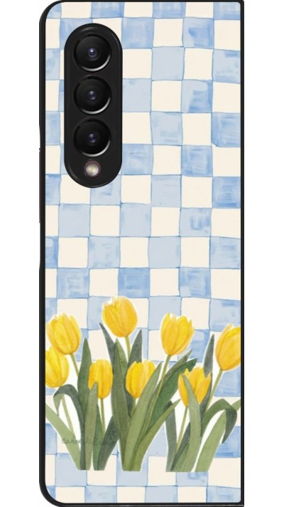 Coque Samsung Galaxy Z Fold3 5G - Blue vichy tulips 2026