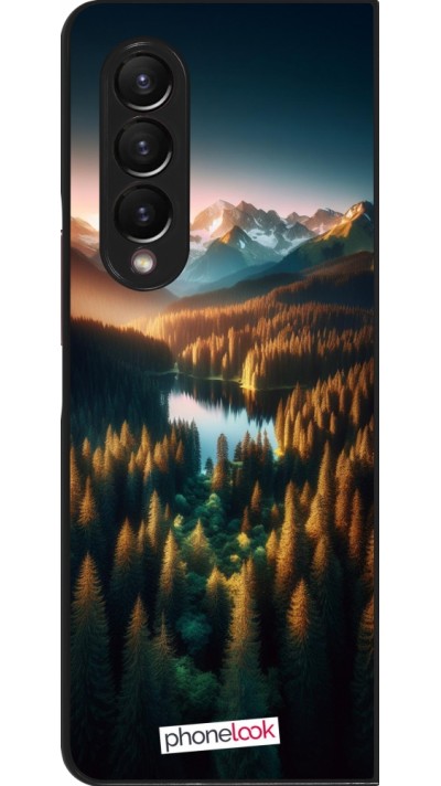 Coque Samsung Galaxy Z Fold3 5G - Sunset Forest Lake