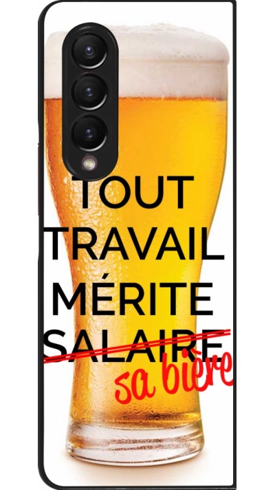 Coque Samsung Galaxy Z Fold3 5G - Tout travail mérite sa bière