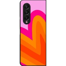 Samsung Galaxy Z Fold3 5G Case Hülle - Valentine 2024 heart gradient