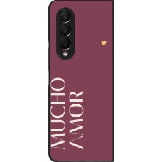 Coque Samsung Galaxy Z Fold3 5G - Valentine 2024 mucho amor rosado