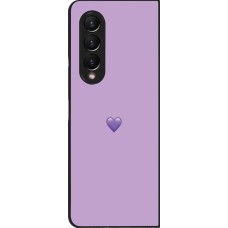 Samsung Galaxy Z Fold3 5G Case Hülle - Valentine 2023 purpule single heart