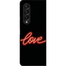 Samsung Galaxy Z Fold3 5G Case Hülle - Valentine 2023 neon love