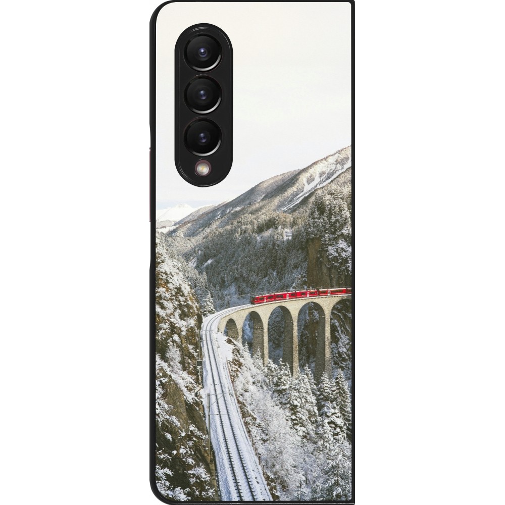 Coque Samsung Galaxy Z Fold3 5G - Winter 25 Winter polar express