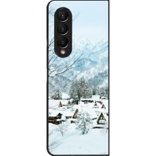 Coque Samsung Galaxy Z Fold3 5G - Winter 25 Winter snowy landscape